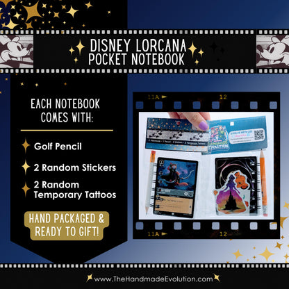 Disney Lorcana Pocket Notebook