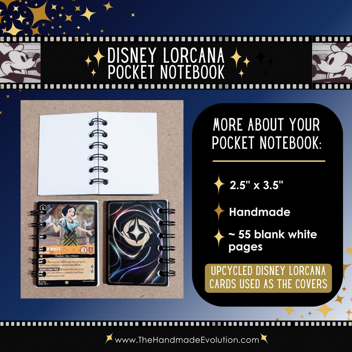 Disney Lorcana Pocket Notebook