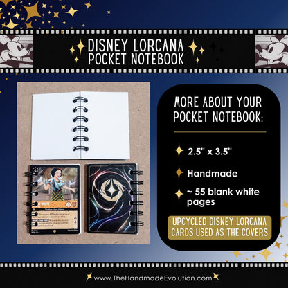 Disney Lorcana Pocket Notebook