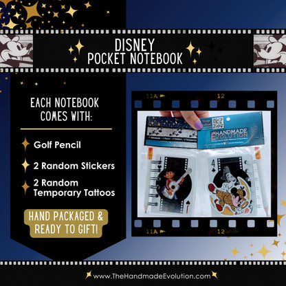Mickey & Minnie Disney Pocket Notebook