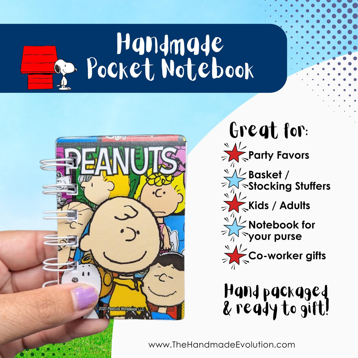 Peanuts Snoopy Pocket Notebook