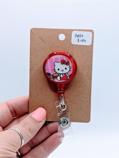 Hello Kitty San Rio Badge Reel