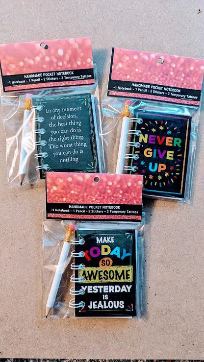 Motivational Inspiring Pocket Notebook