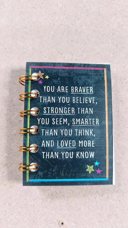 Motivational Inspiring Pocket Notebook