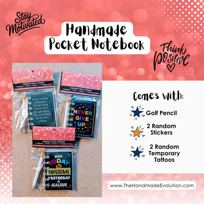 Motivational Inspiring Pocket Notebook