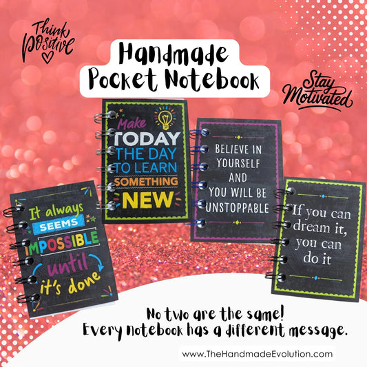 Motivational Inspiring Pocket Notebook