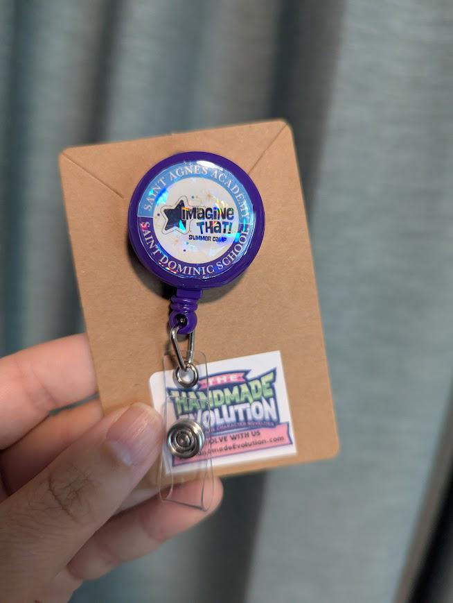 Custom Logo Badge Reel