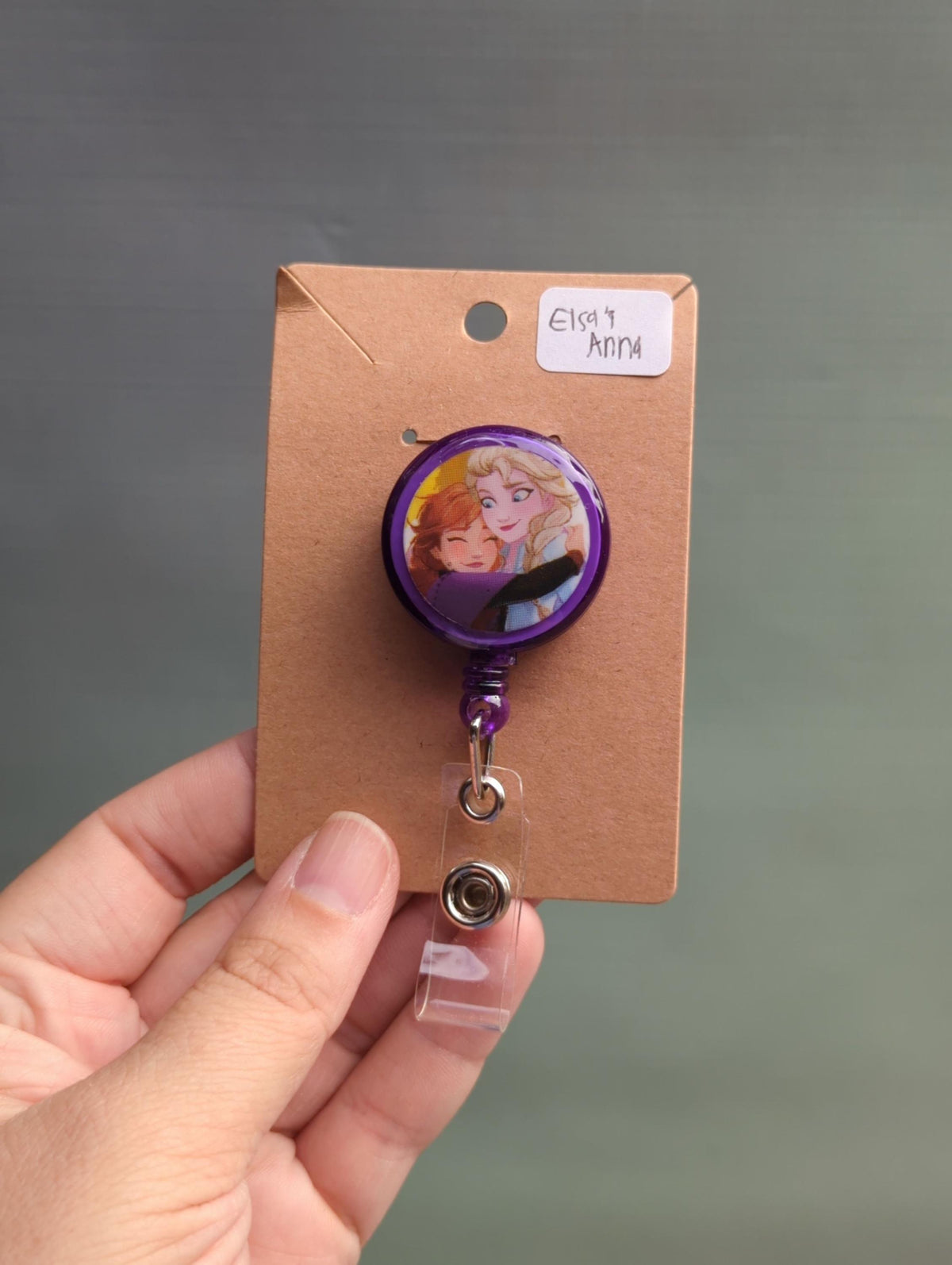 Frozen Elsa Anna Olaf Badge Reel