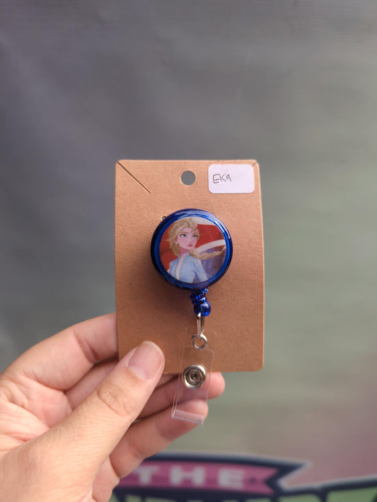 Frozen Elsa Anna Olaf Badge Reel