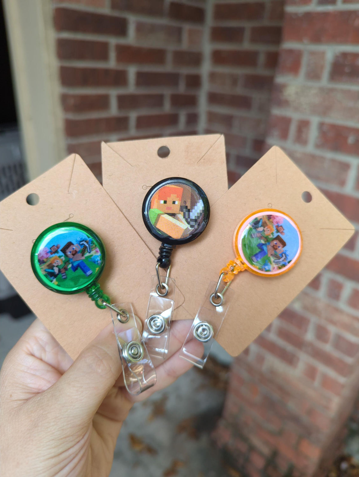 Minecraft Badge Reel