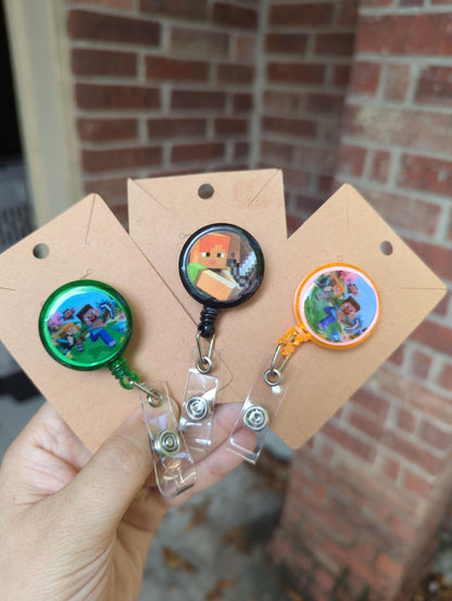 Minecraft Badge Reel
