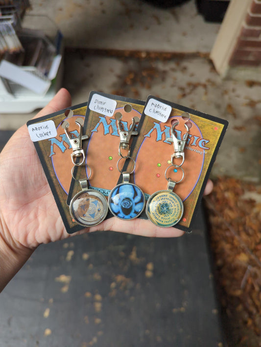 Upcycled Magic the Gathering (MTG) Card Keychain
