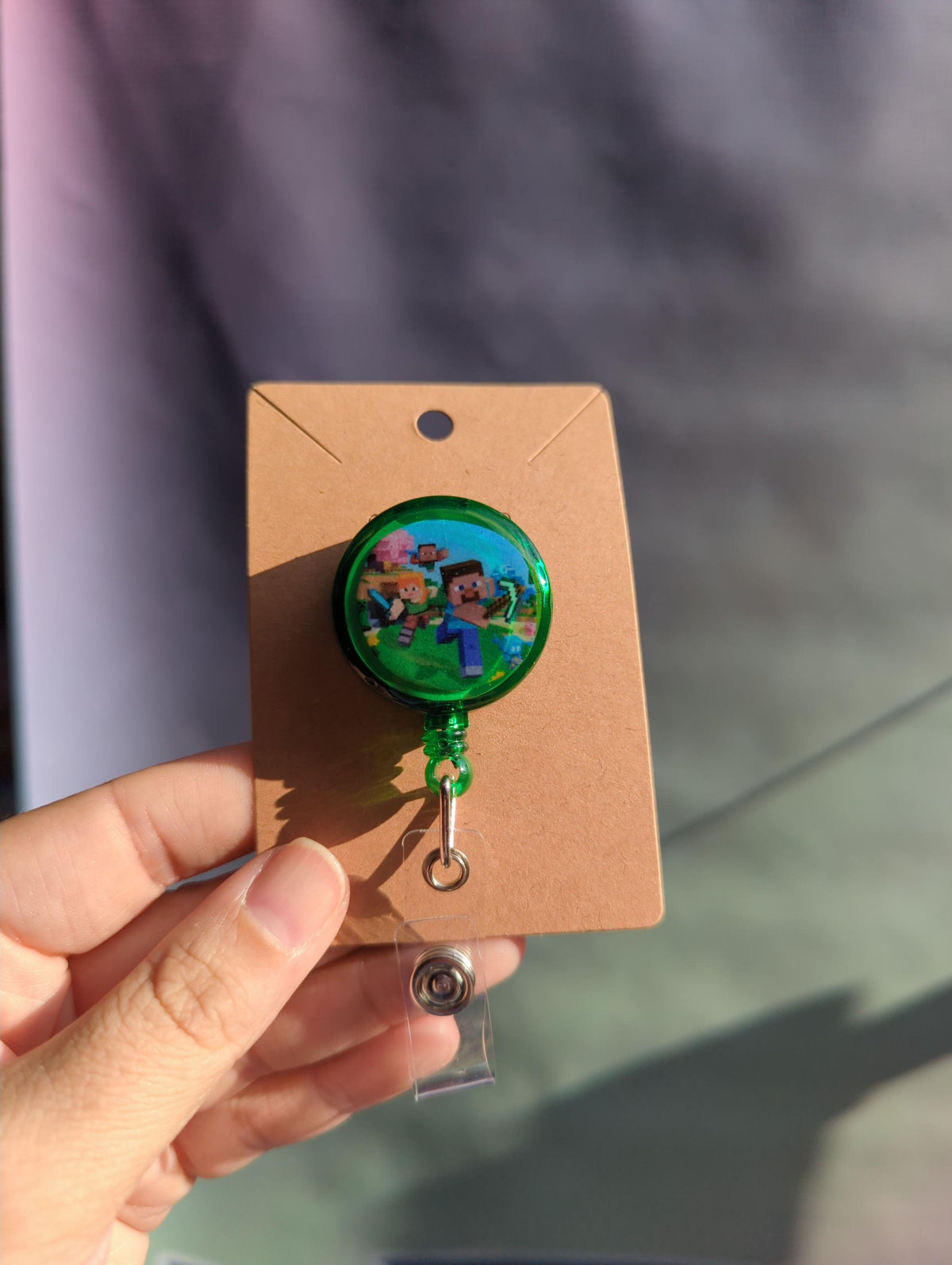 Minecraft Badge Reel