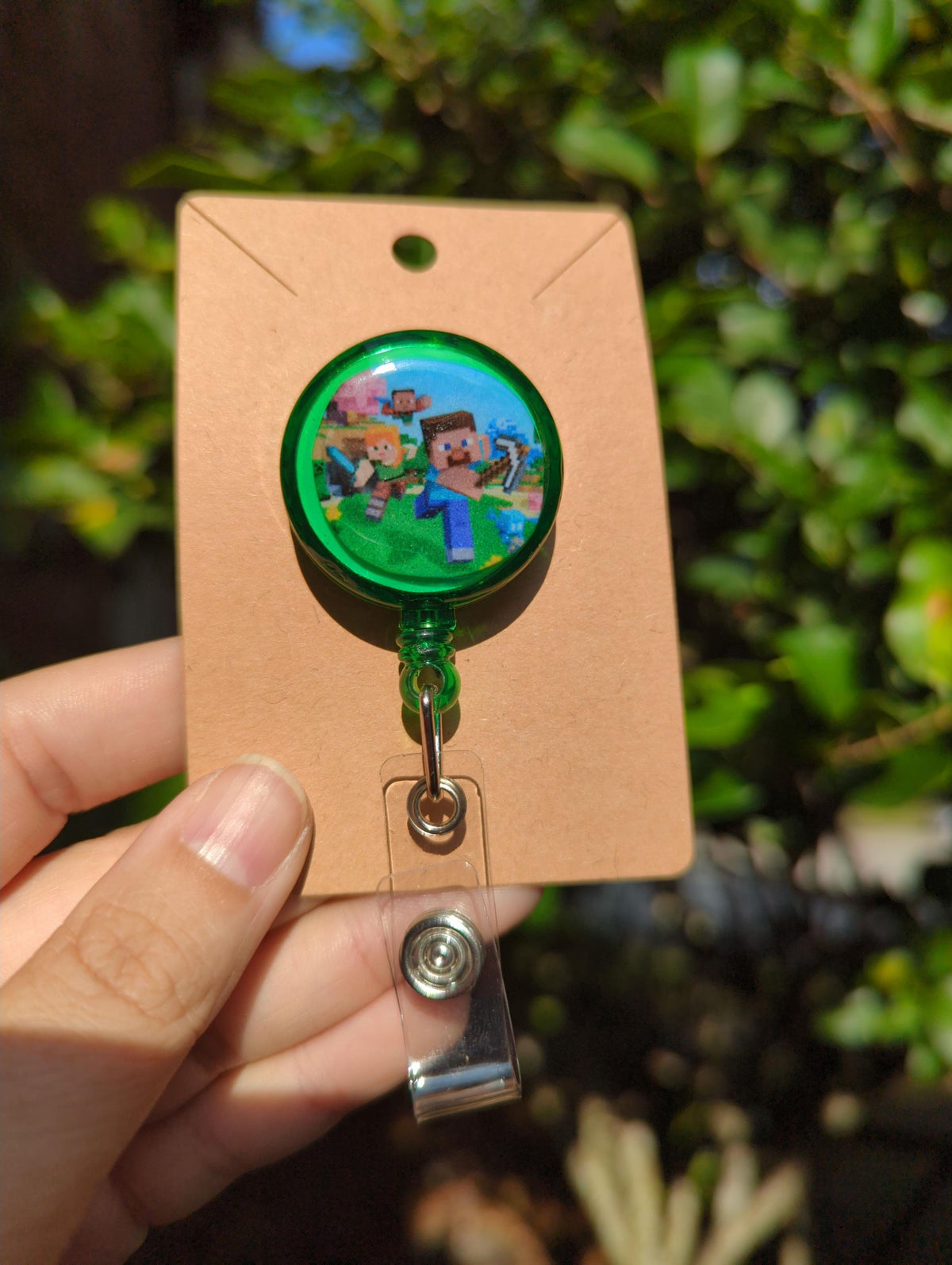 Minecraft Badge Reel