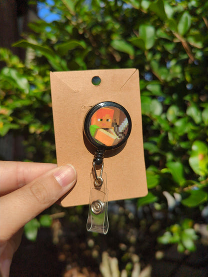 Minecraft Badge Reel