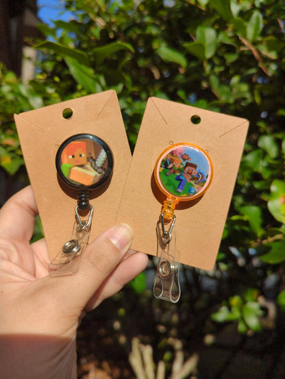Minecraft Badge Reel