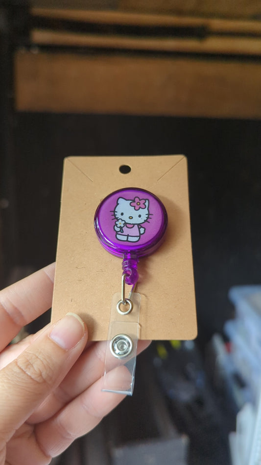 Hello Kitty San Rio Badge Reel