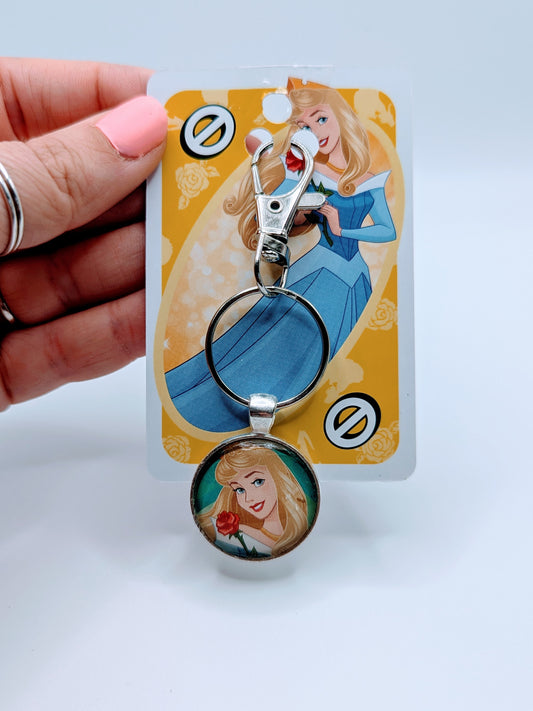 Sleeping Beauty Keychain