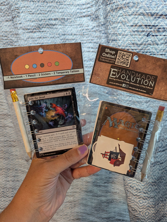 Magic the Gathering Card Notebooks Party Favor Bundle Pack