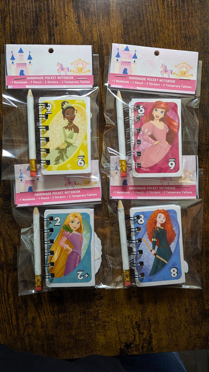 Disney Princess Pocket Notebook Party Favor Bundle Pack