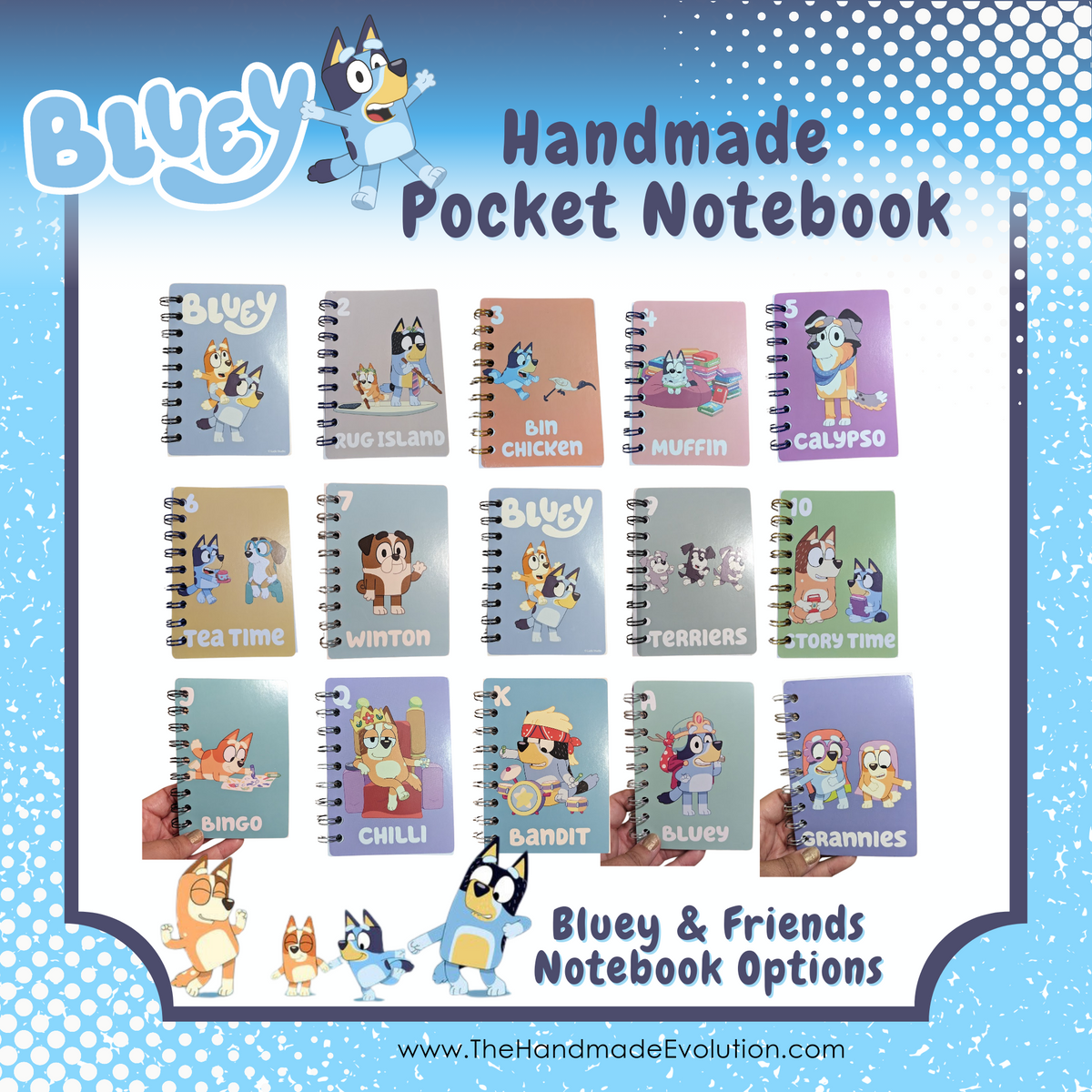 Chilli (Bluey's Mum) Pocket Notebook