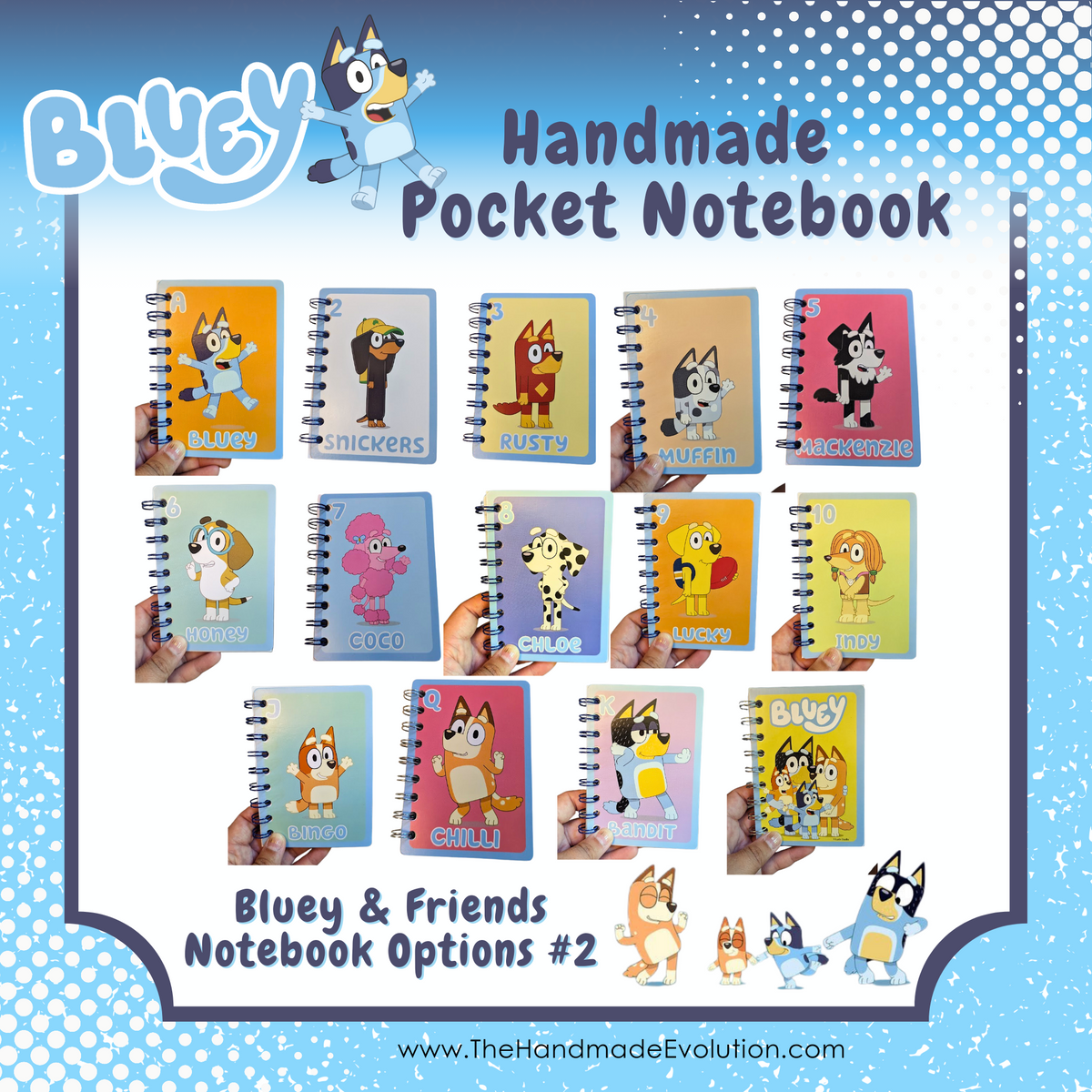 Chilli (Bluey's Mum) Pocket Notebook