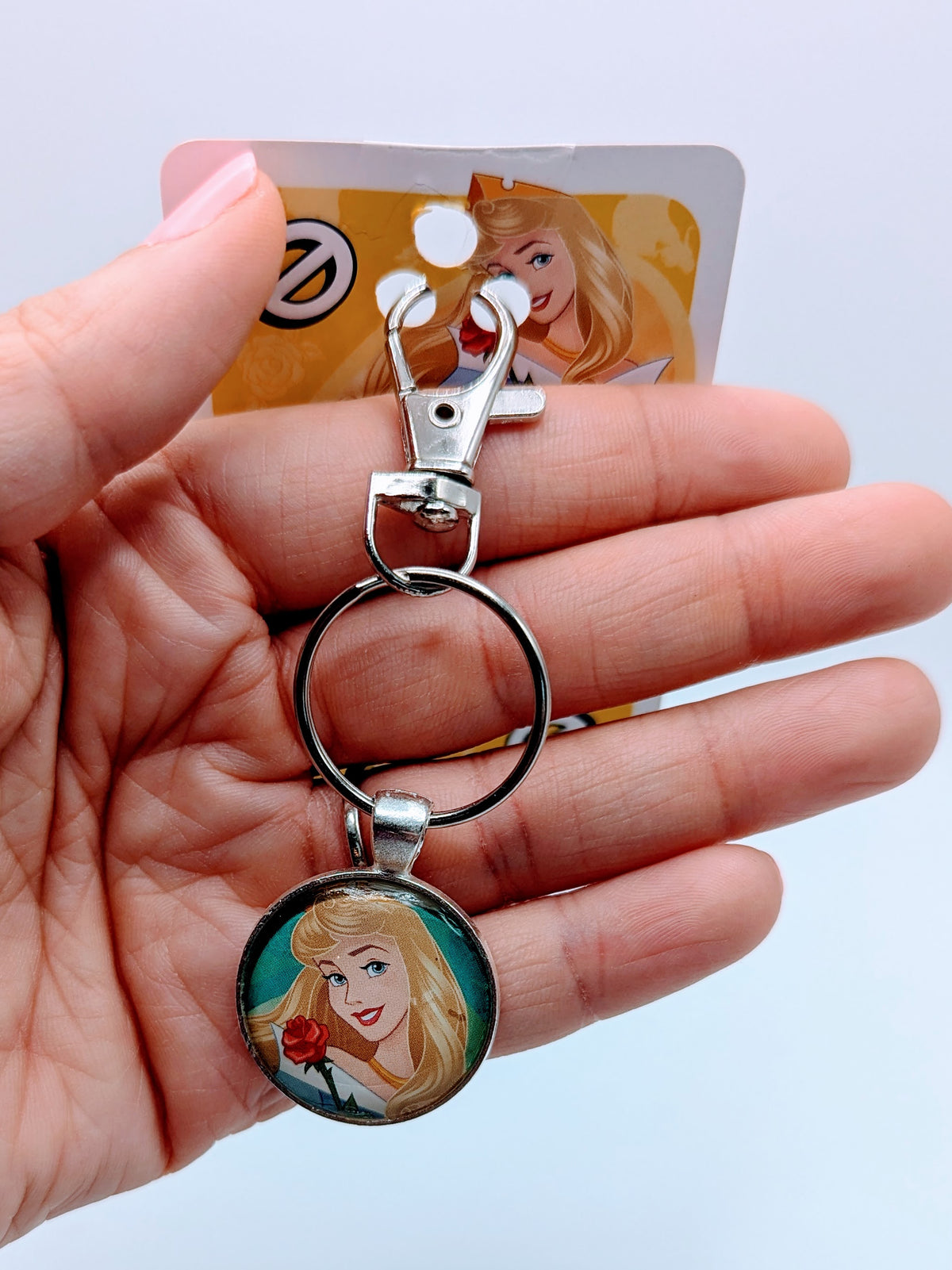 Sleeping Beauty Keychain