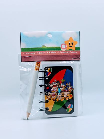 Mario Pocket Notebook Party Favor Bundle Pack