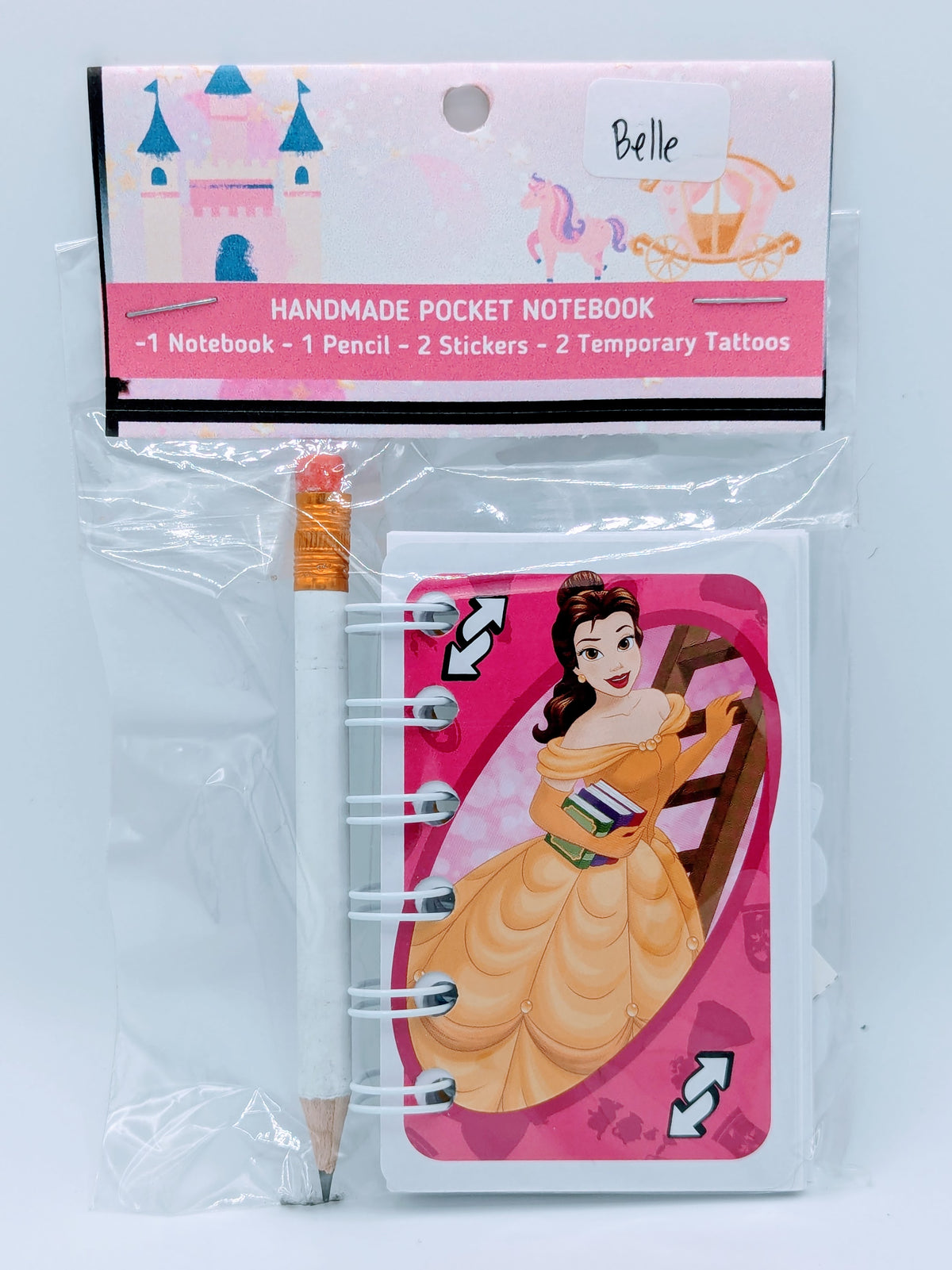 Belle - Beauty & The Beast - Princess Pocket Notebook